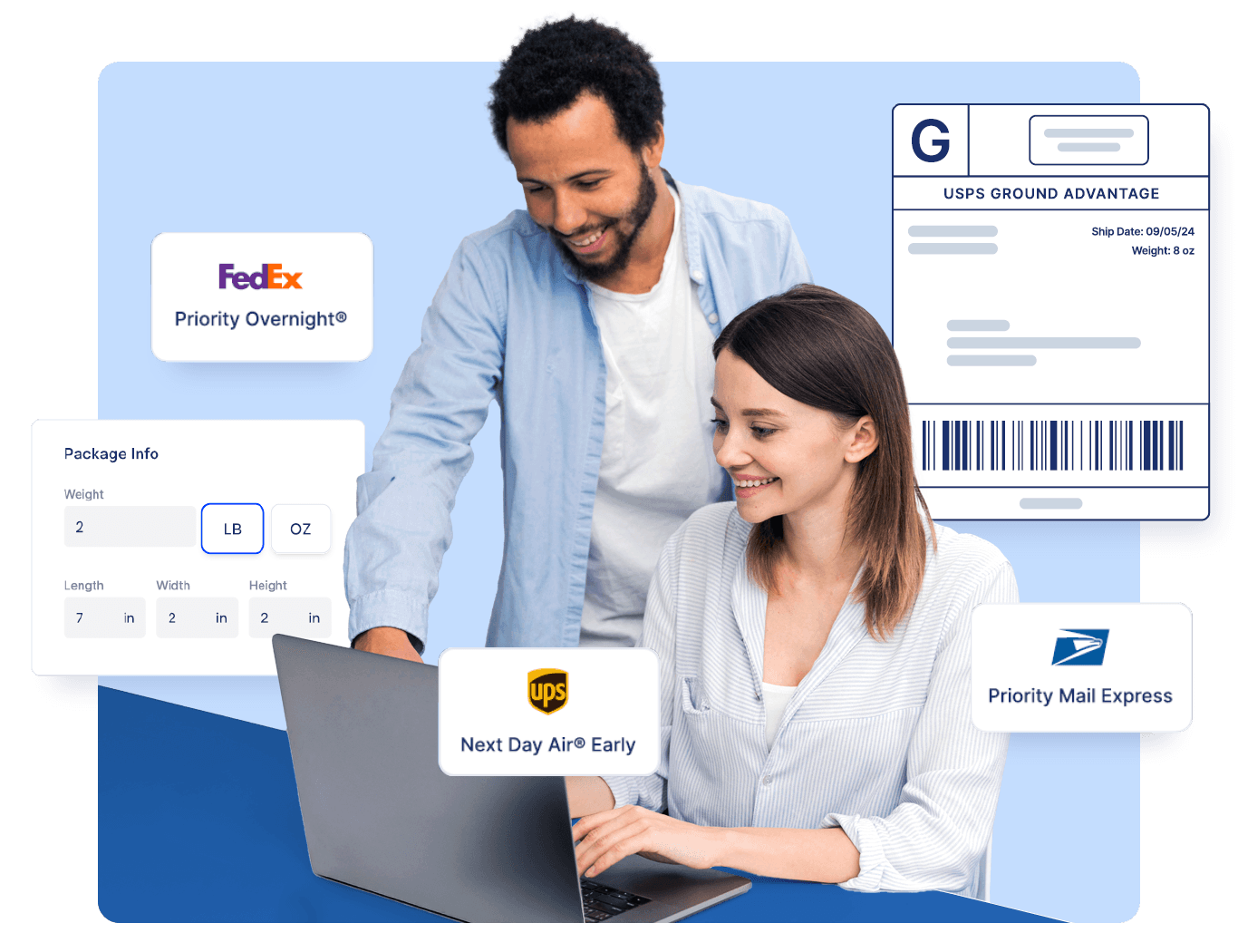 Shipping rate comparison