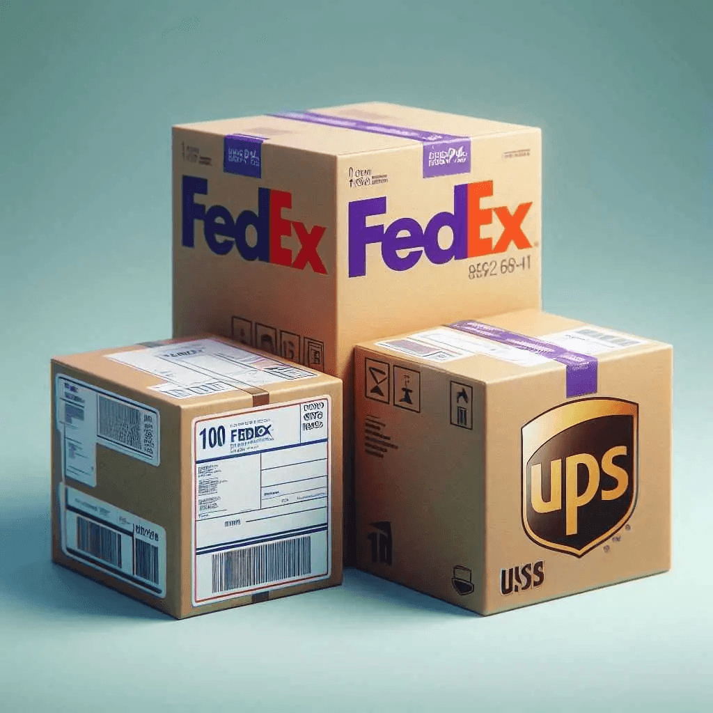 FedEx UPS USPS Boxes