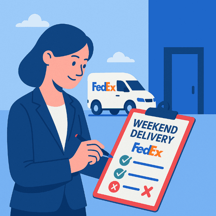 does fedex deliver on saturday and sunday