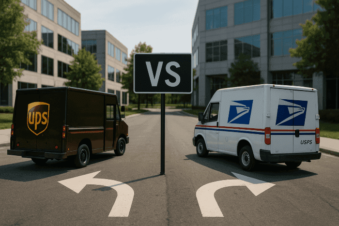 UPS or USPS Business Shipping